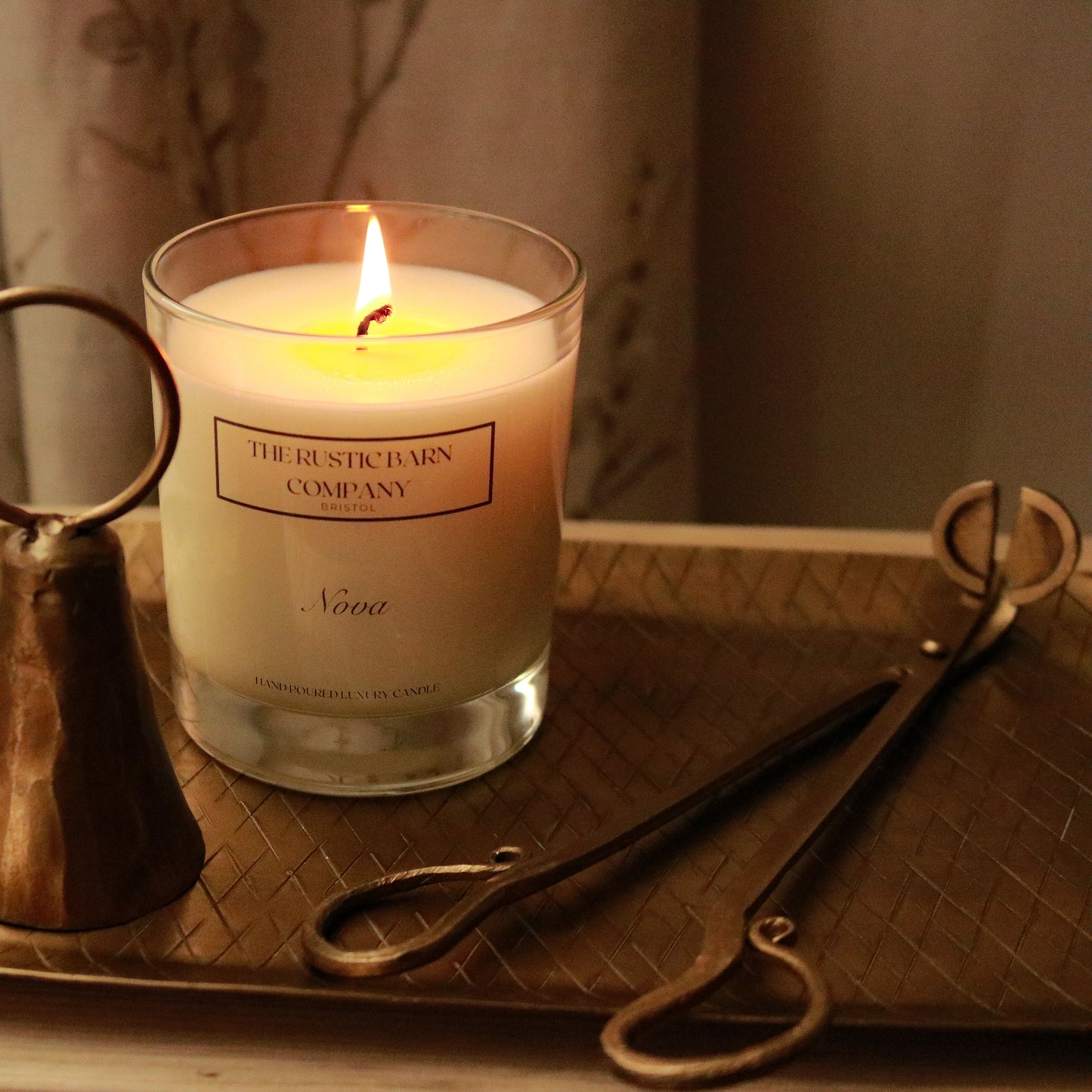 Antique Brass Wick Snips