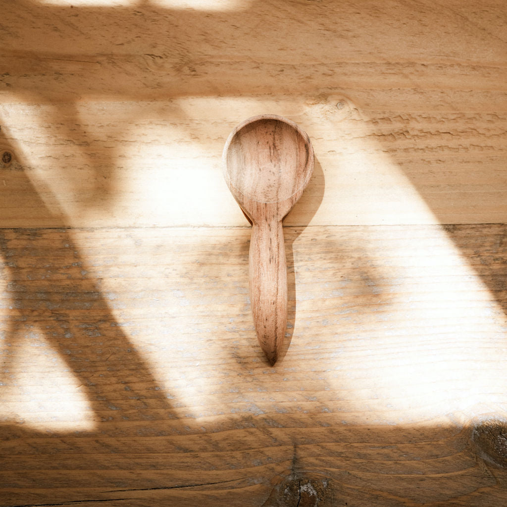 Acacia Wood Small Scoop