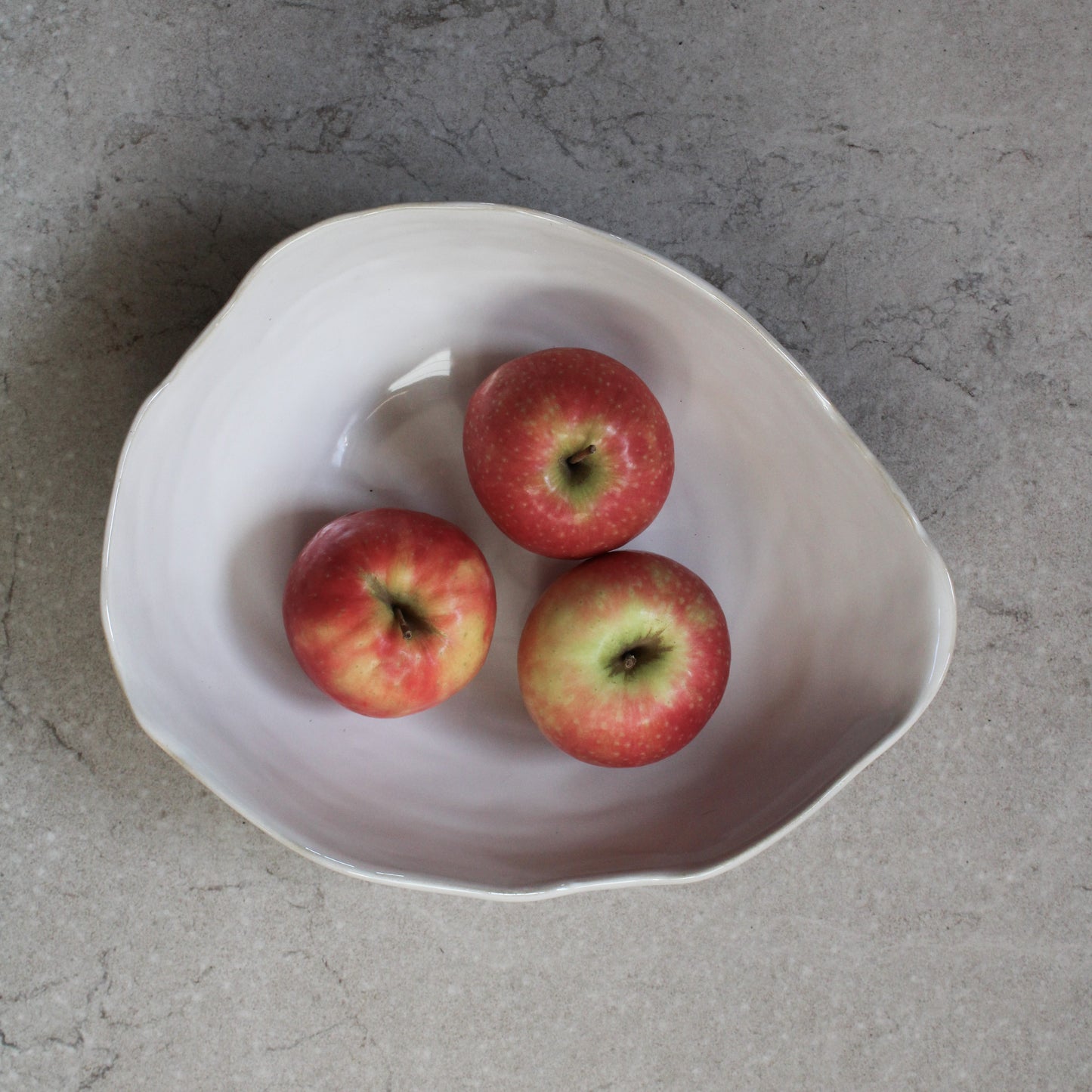 Dune White Serving Bowl-Large