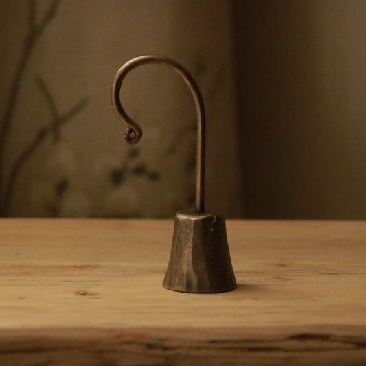 Curved Antique Silver Candle Snuffer