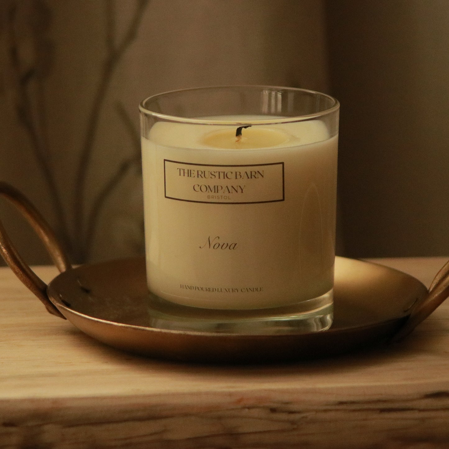 Forged Round Candle Plate