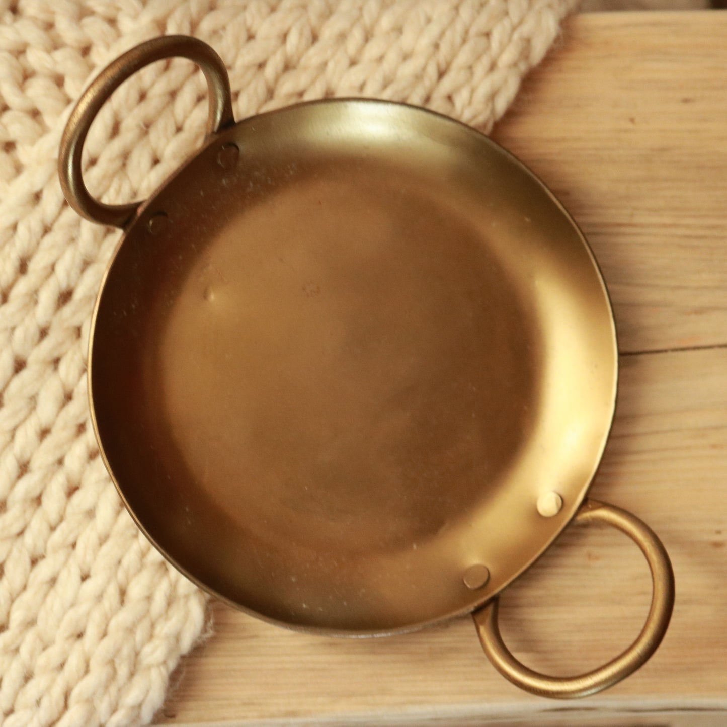 Forged Round Candle Plate