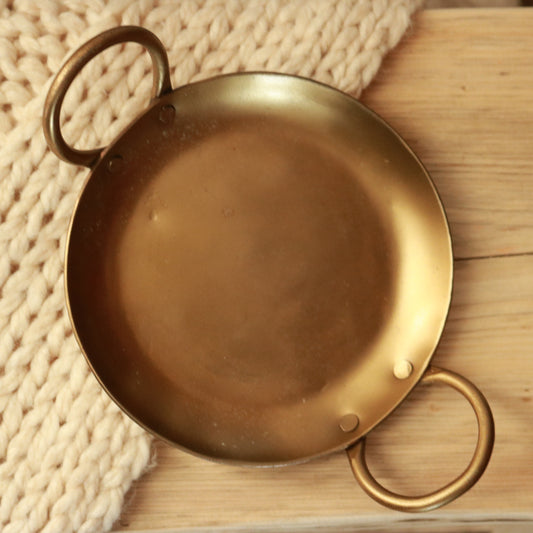 Forged Round Candle Plate