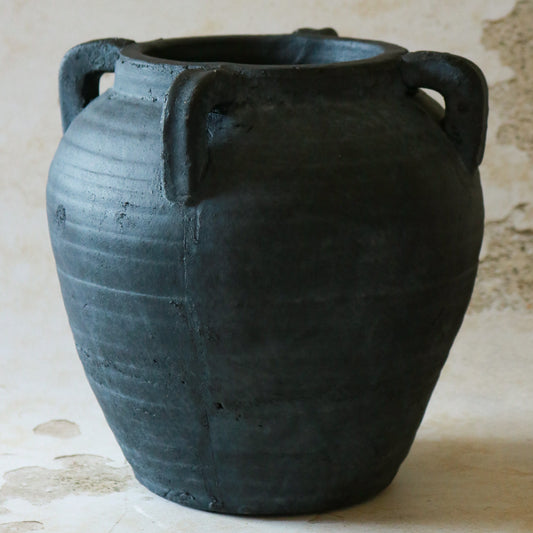 Rustic Vase Black