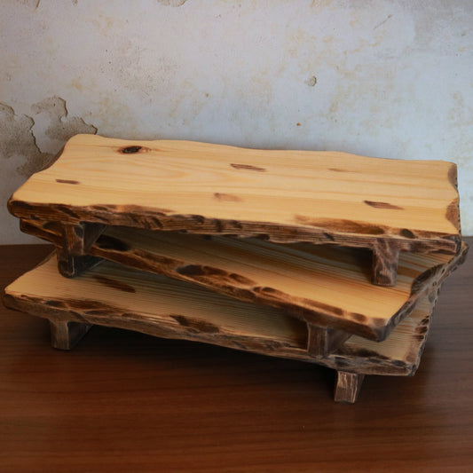 Handcrafted Wooden Riser (Natural Finish Surface)