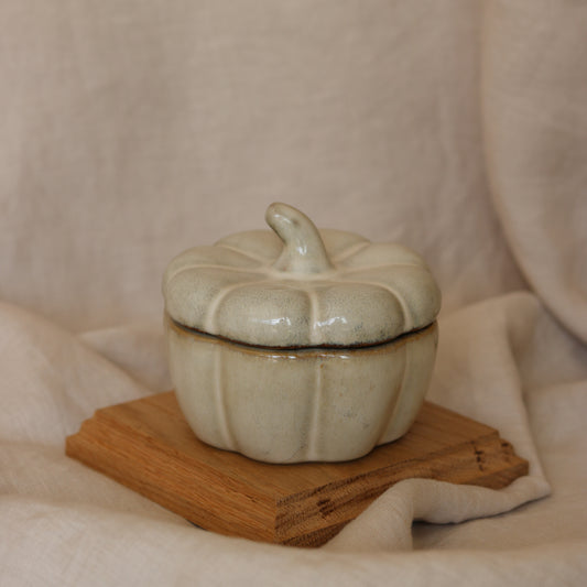 Harvest Pumpkin Candle in Ceramic Pumpkin Pot