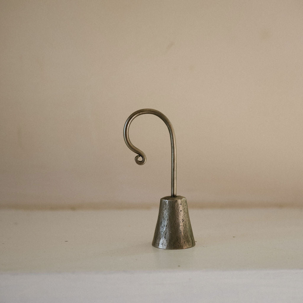 Curved Antique Silver Candle Snuffer
