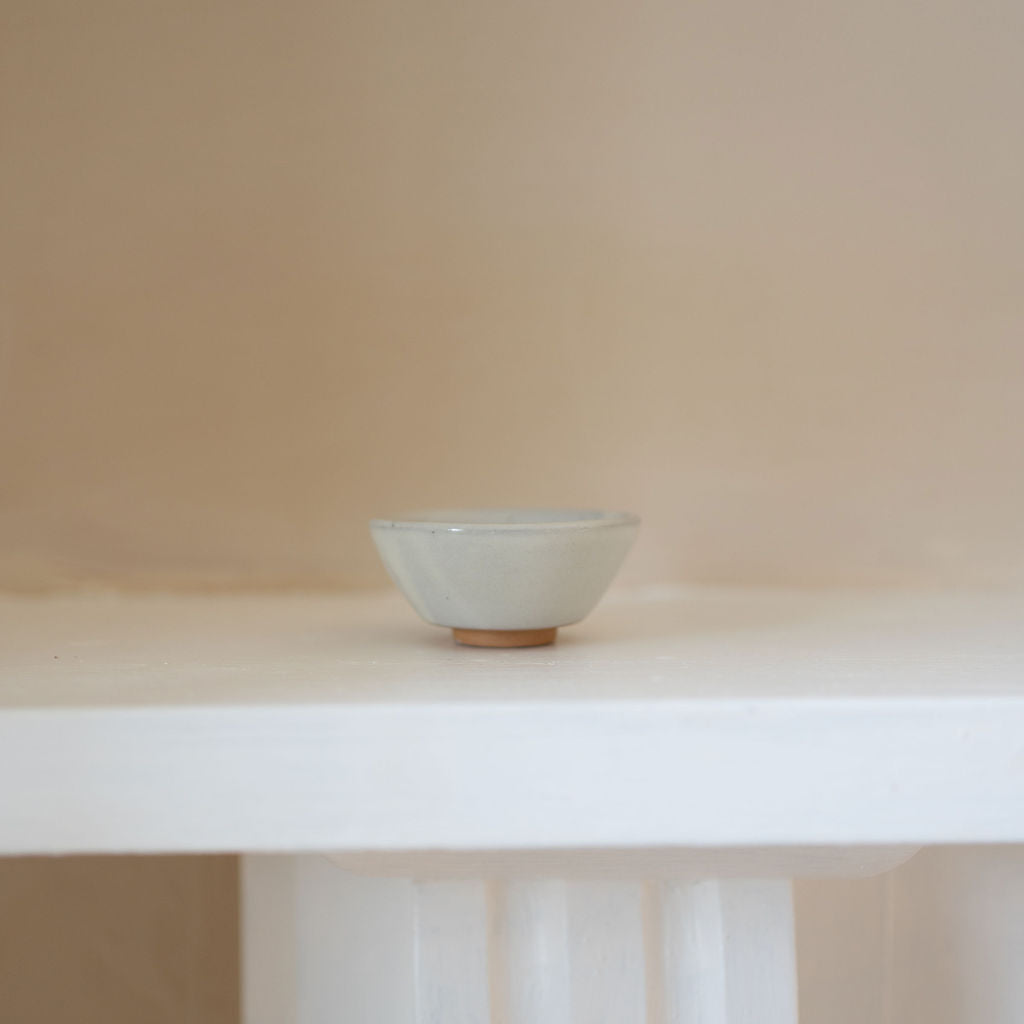 Stoneware Dip Bowl- Milk White