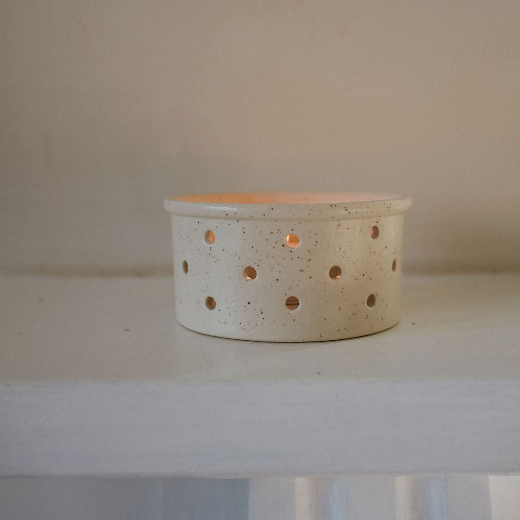 French Cheese Mould Candle Holder – Large
