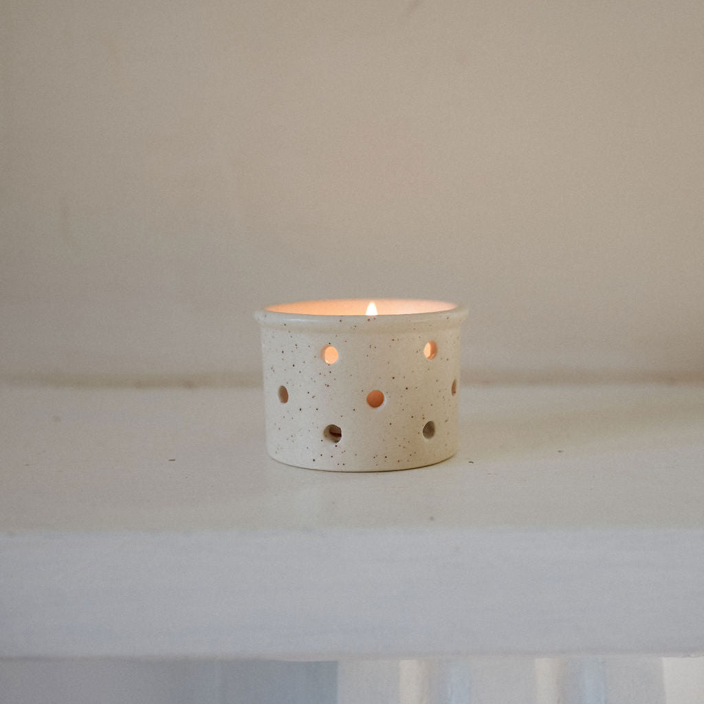French Cheese Mould Candle Holder – Large