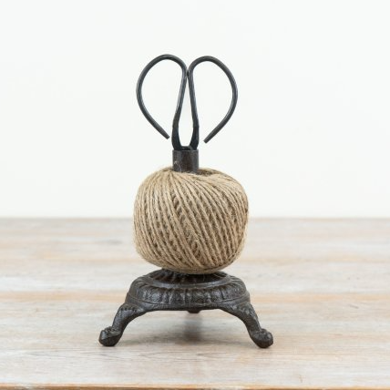 String tidy and scissors set — rustic desk organiser by The Rustic Barn Company