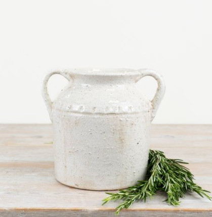 Jolee terracotta vase with handles — rustic home décor by The Rustic Barn Company