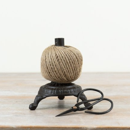 String tidy with scissors — stylish craft room accessory by The Rustic Barn Company