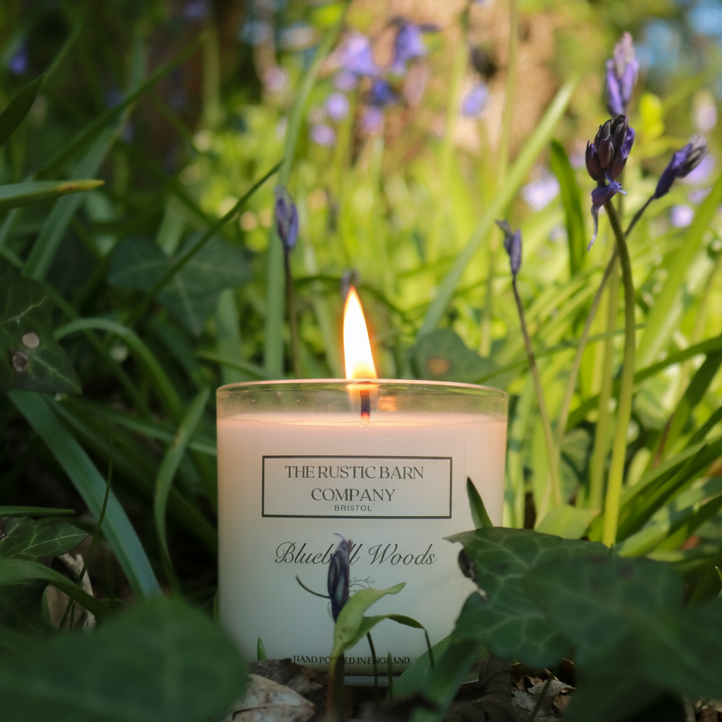 Bluebell Woods Candle with Flame